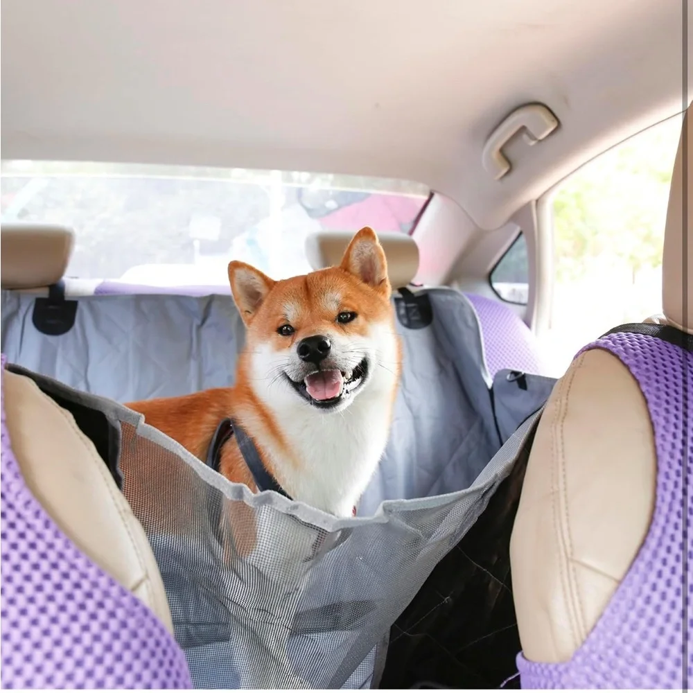 Pet🐩Car🚙Seat💺Cover Hammock 600D Oxford Fabric Heavy Duty Waterproof Nonslip
